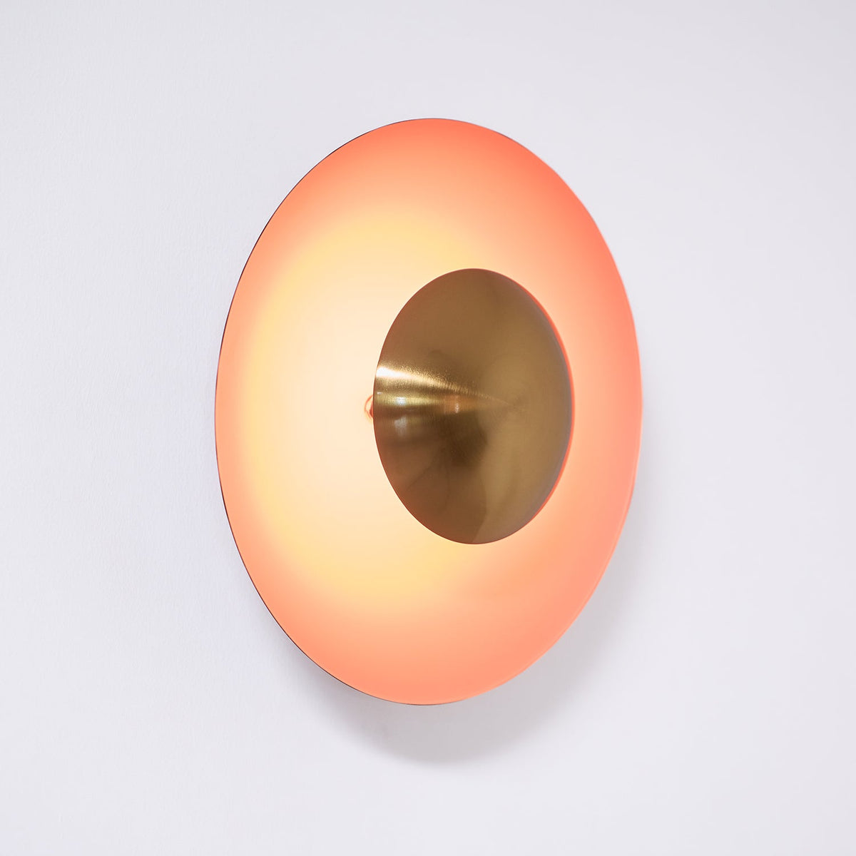 Moderne wandlamp eclips met LED verlichting voor woonkamer slaapkamer hal minimalistisch design rond metaal | Sulvida