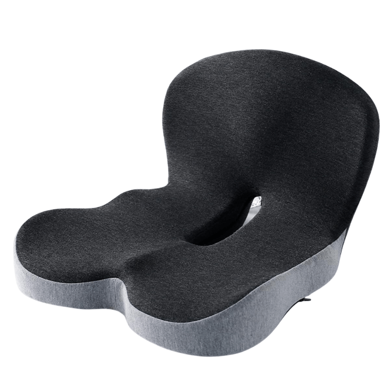 Ergonomisch Zitkussen Memory Foam voor Bureaus Drukverlagend Antislip met Afneembare Wasbare Hoes voor Thuiswerken Kantoor Auto | Sulvida
