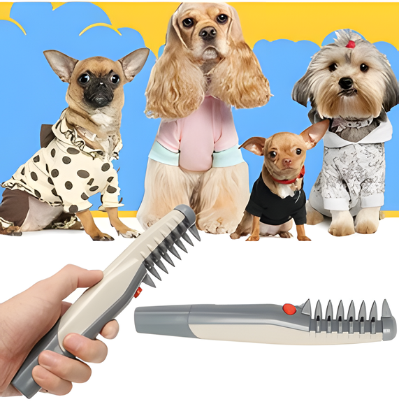 Knoopenkam voor Honden en Katten Ontklit Zacht Zonder Trekken Geschikt voor Alle Vachttypen Huisdieren | Sulvida
