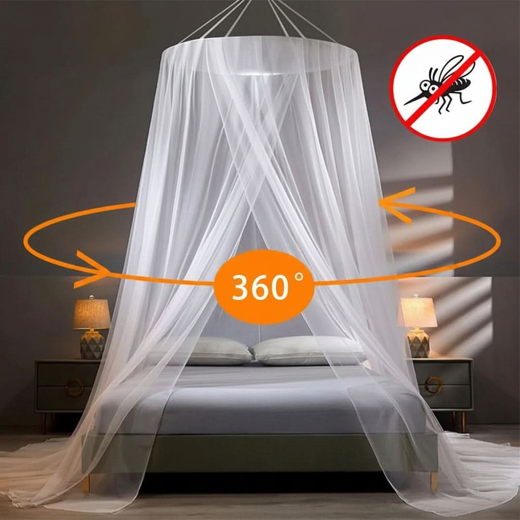 Opvouwbaar Klamboe voor Bed Kamperen en Buitenverblijf | Ademend Insectengaas Muggennet voor Slaapkamer | Sulvida