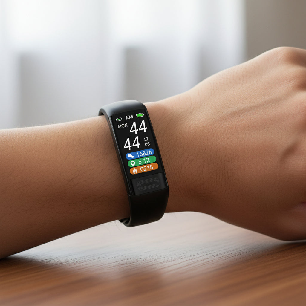 Smartwatch met Bloeddruk- en ECG-Monitoring, Hartslagmeting en Waterdichte Sensoren voor Gezondheid en Fitness Tracking | Sulvida