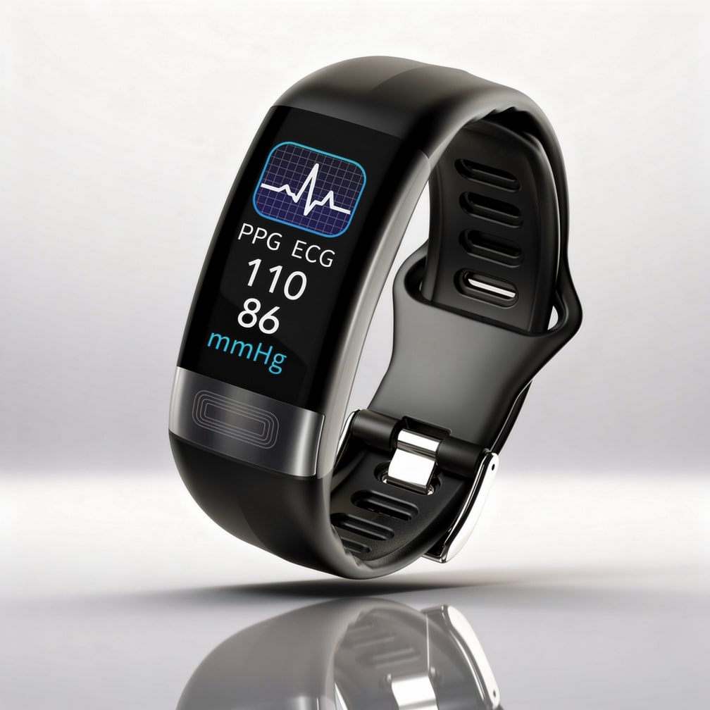 Smartwatch met EKG-meting, Bloeddruk en Slaaptracking – Gezondheidsmonitor voor Dagelijks Gebruik en Training | Sulvida