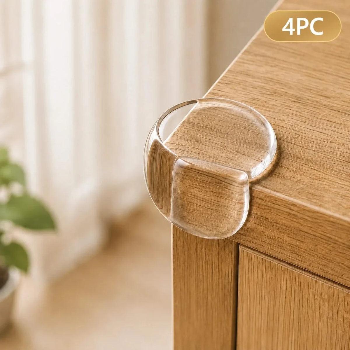 Transparante Hoekbeschermers Set van 4 voor Meubels Kinderen Veiligheid Baby Corner Guards Tafel Bescherming | Sulvida