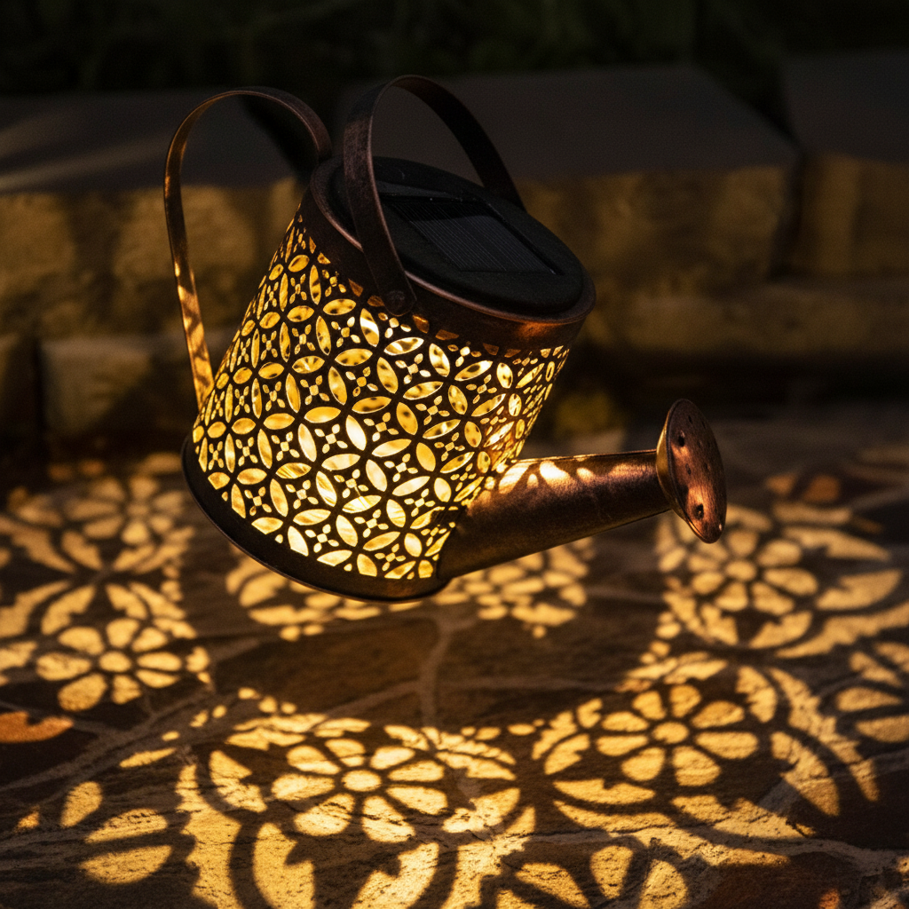 Solarlamp met Waterval-effect voor Tuin Decoratieve Buitenlamp LED-verlichting Zonne-energie Tuinverlichting | Sulvida