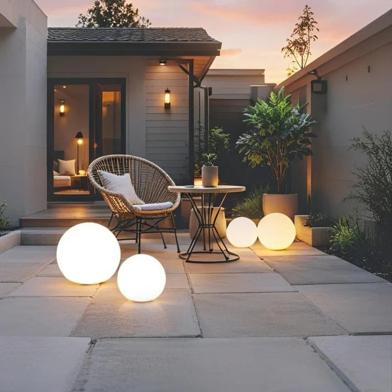 LED Bolvormige Sfeerverlichting Tuin Interieur RGB Kleuren Zonne-energie Draadloos Buitenlamp Decoratie | Sulvida