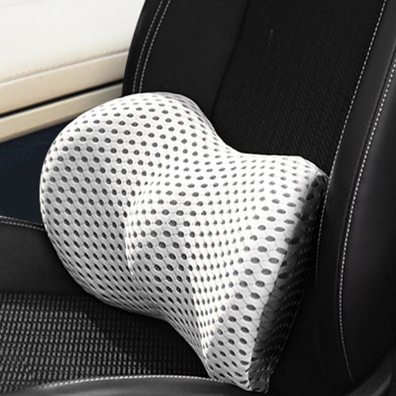 Orthopedisch rugsteunkussen lendenkussen met memory foam voor ergonomische zithouding bureaustoel auto | Sulvida
