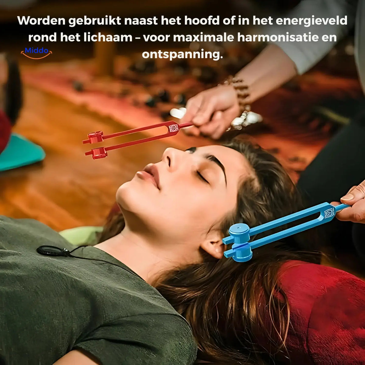 Stemvork 128 Hz voor Ontspanning Vibratietherapie Geluidsheling Meditatie Yoga Stressverlichting Wellness | Sulvida