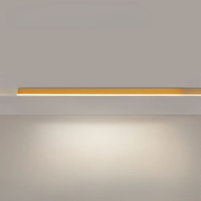 LED plafondlamp aluminium langwerpig Scandinavisch zwart wit goud 60-150 cm woonkamer keuken kantoor | Sulvida