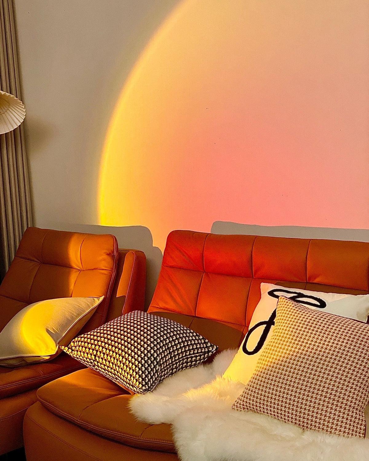 LED Staande Lamp met Halo Projectie Zwart Aluminium 180cm Sfeerverlichting voor Woonkamer Studio Modern Minimalistisch | Sulvida