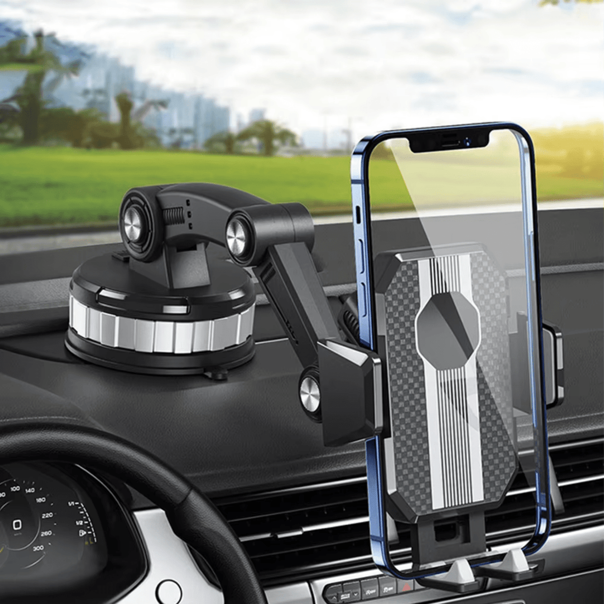 Telefoonhouder Auto Zuignap Houder 360° Draaibaar Dashboard Voorruit Universele Smartphone Houder Handsfree | Sulvida