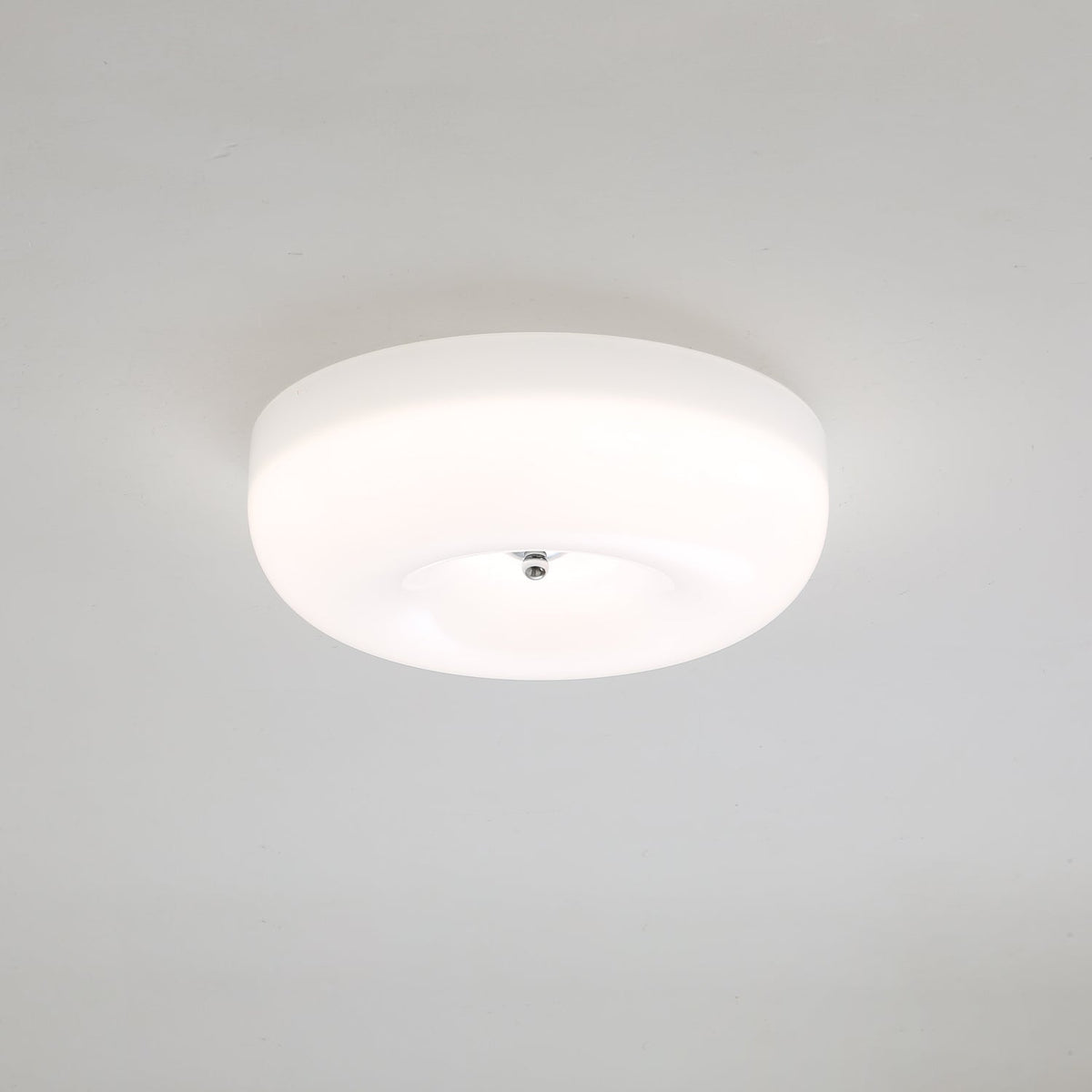 Plafondlamp met Gedraaid Glas en Chroom Moderne Verlichting Slaapkamer Woonkamer Hal 32 40 46 cm Diameter | Sulvida