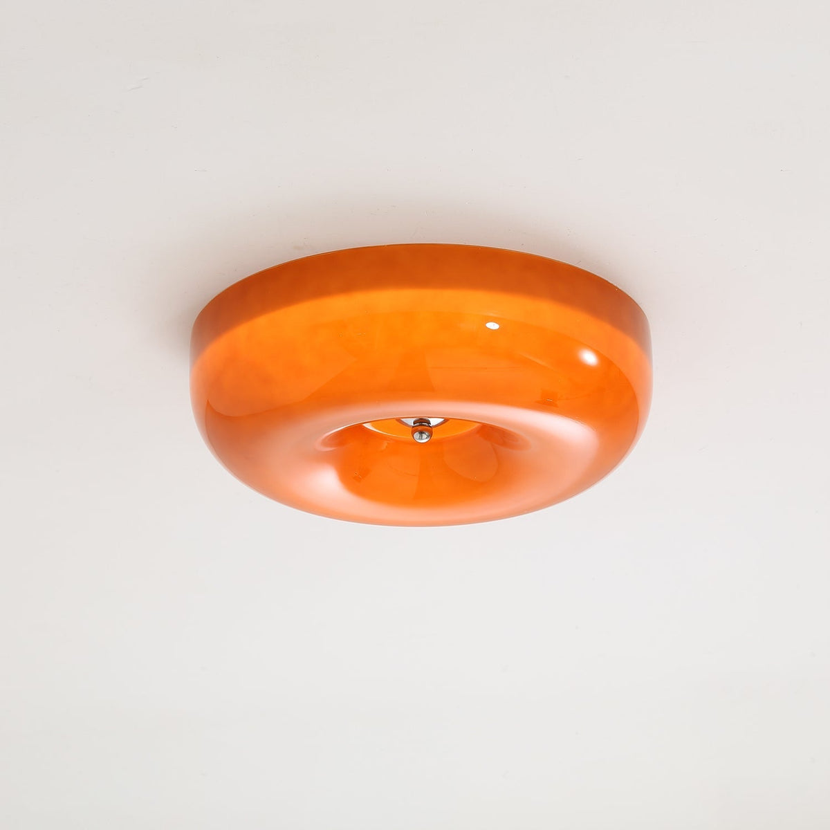 Plafondlamp met Gedraaid Glas en Chroom Moderne Verlichting Slaapkamer Woonkamer Hal 32 40 46 cm Diameter | Sulvida