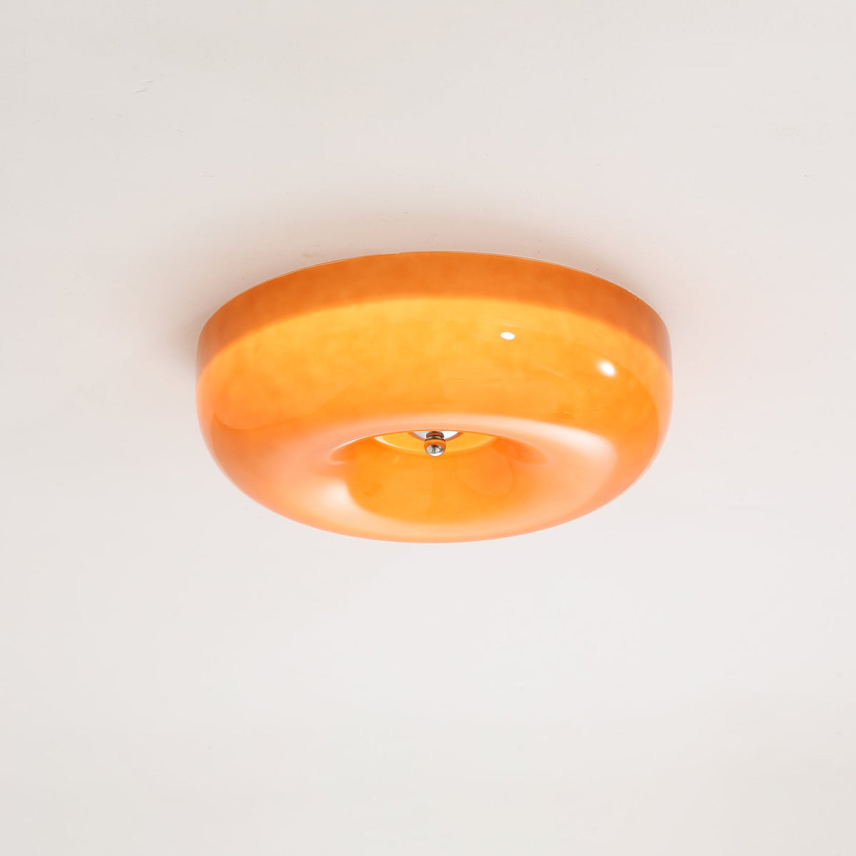 Plafondlamp met Gedraaid Glas en Chroom Moderne Verlichting Slaapkamer Woonkamer Hal 32 40 46 cm Diameter | Sulvida