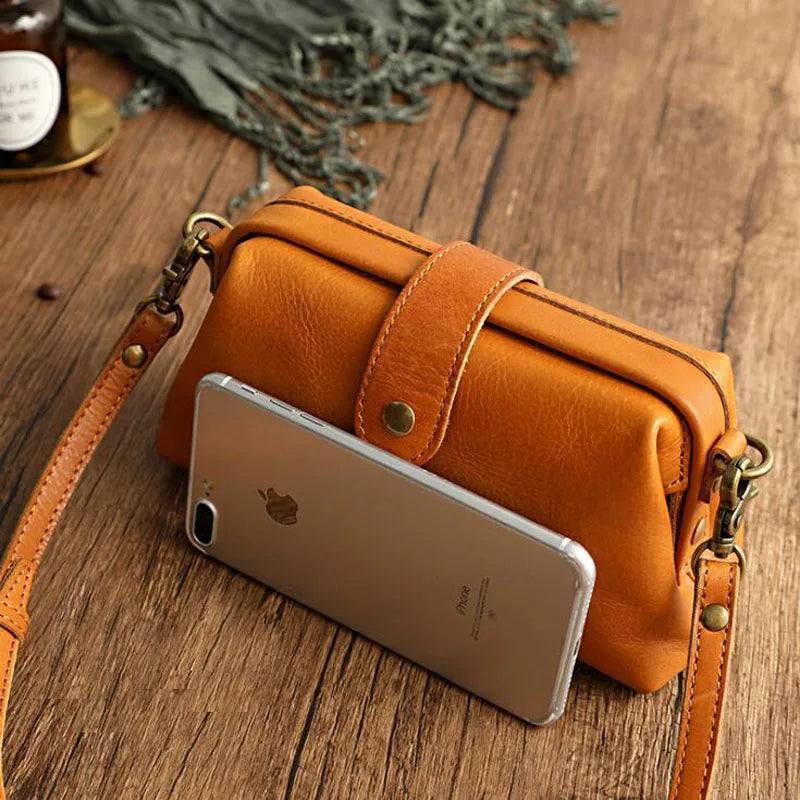 Crossbody-tas Kunstleer Compacte Schoudertas Café Zwart Groen Rood Geel 22×12×6 cm Stijlvolle Draagtas | Sulvida