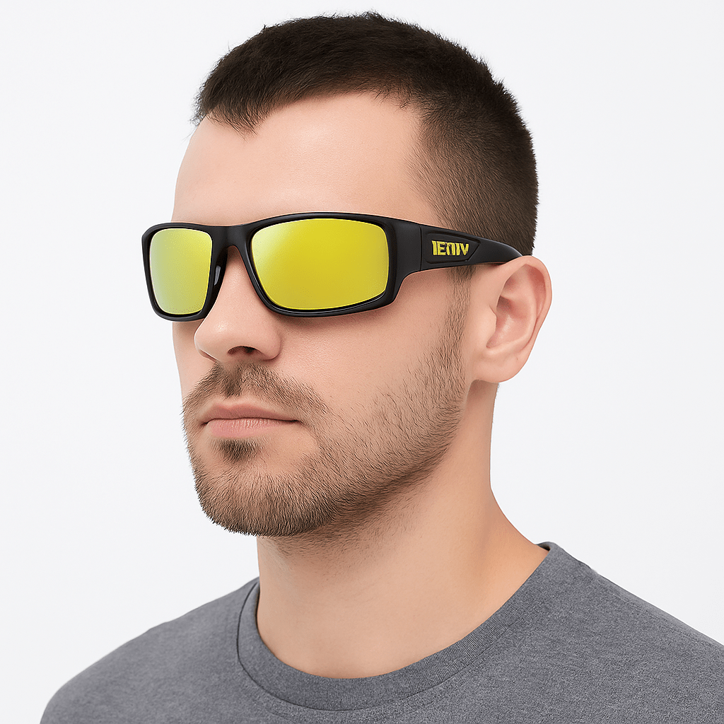 Gepolariseerde Sportbril UV400 met Beschermend Montuur voor Outdoor Activiteiten Fietsen Hardlopen Wielrennen | Sulvida