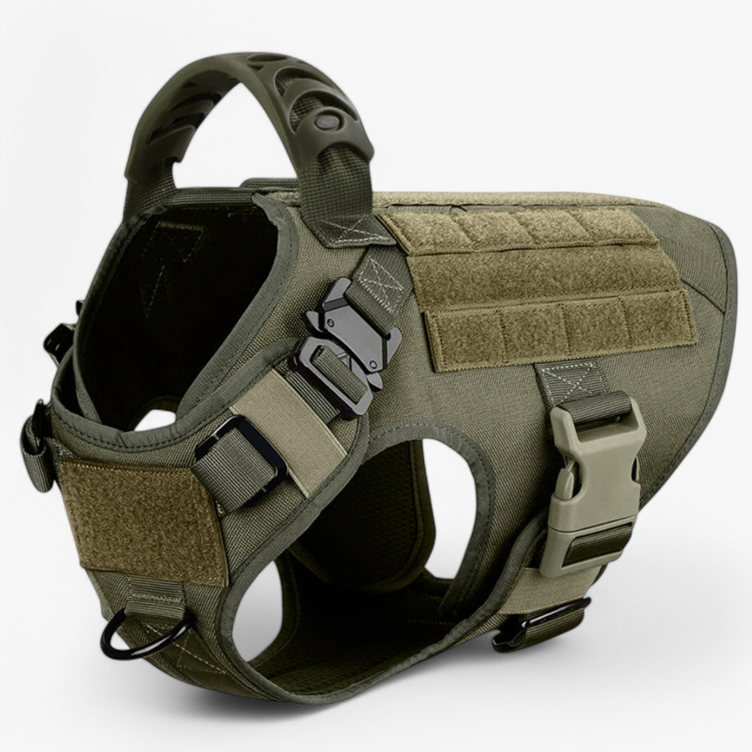 Tactisch Hondentuig met Snelsluitingssysteem – Verstelbaar Trainingsharnas voor Optimale Controle en Comfort | Sulvida