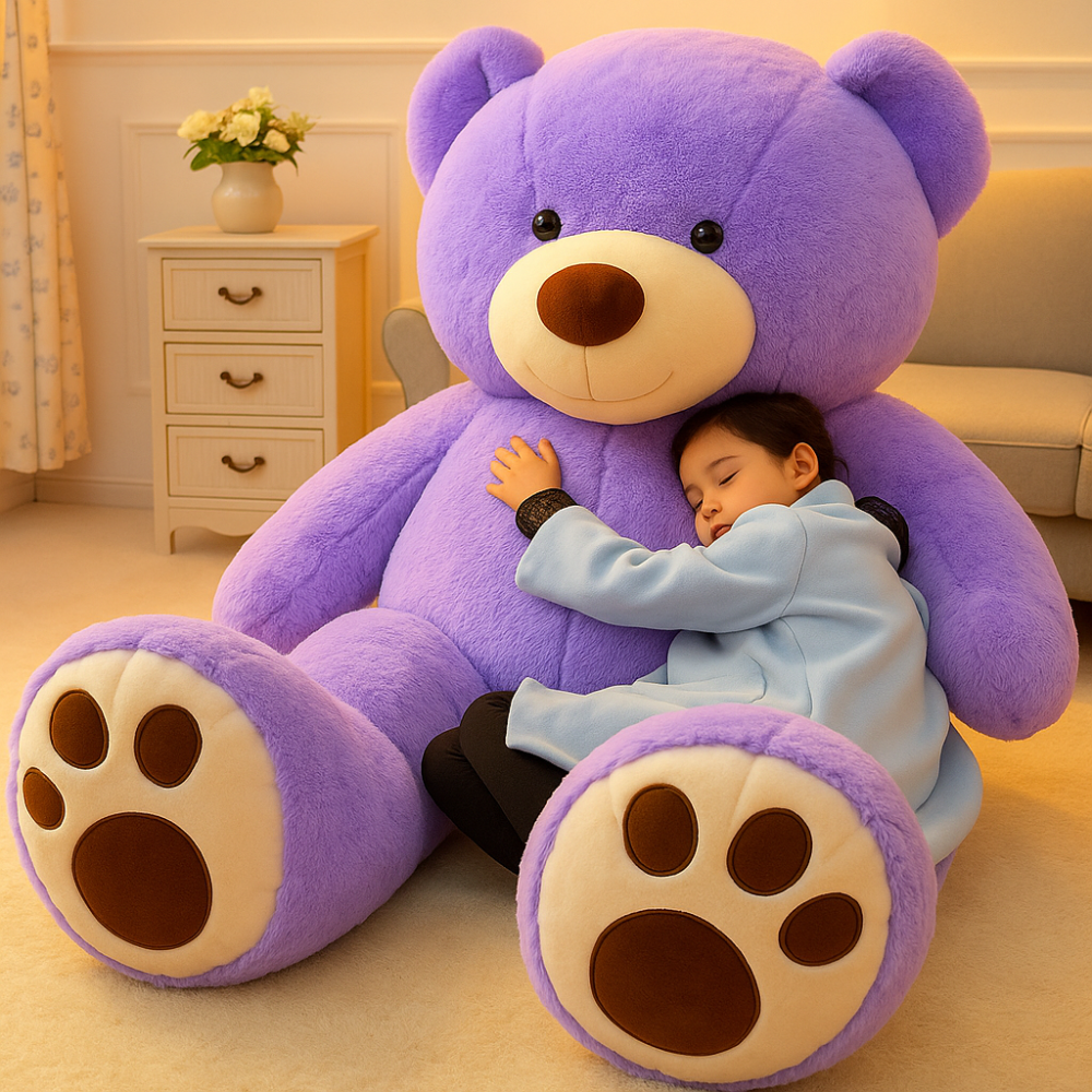 Pluche Knuffelbeer 80-340 cm Groot Zacht Speelgoed XXL Teddy Cadeau voor Kinderen Volwassenen Slaapkamer | Sulvida