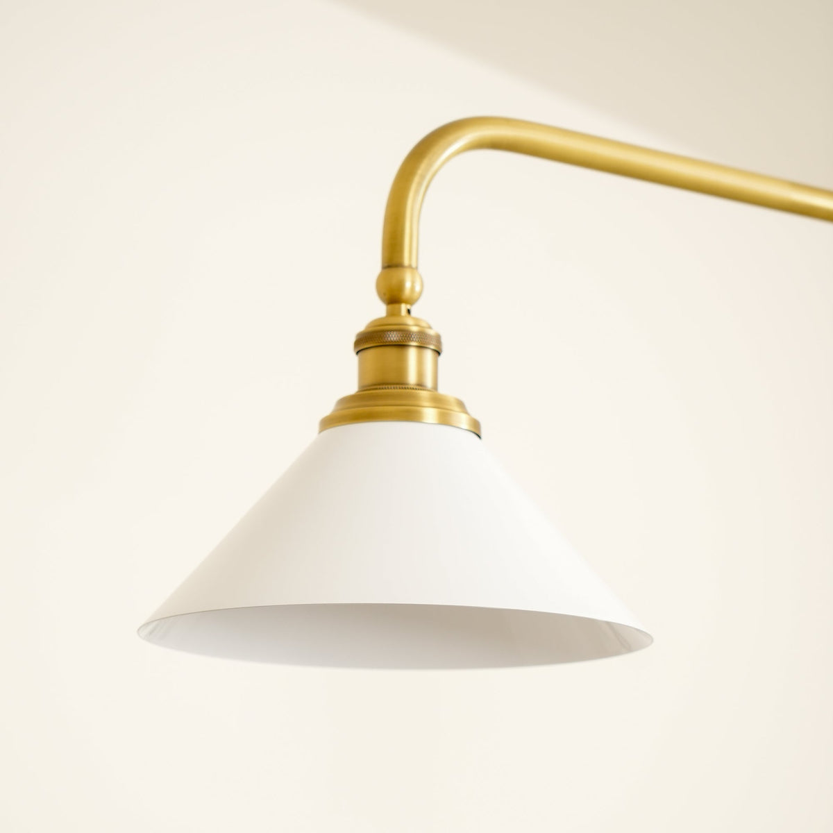 Hanglamp Messing met Conische Kappen 2-Lichts Pendel Eettafel Keukeneiland Plafondverlichting Eetkamer | Sulvida