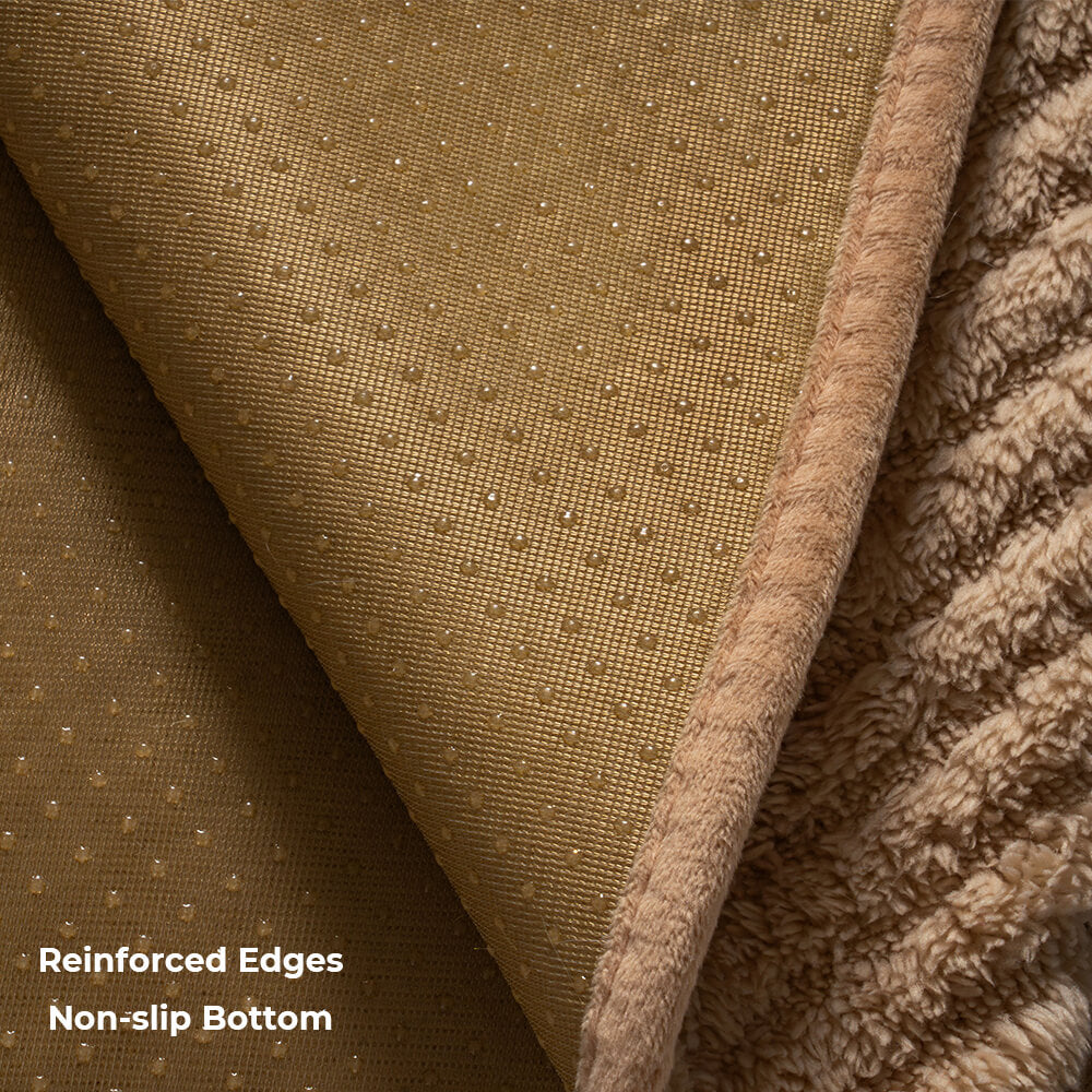 Bankhoes Visgraat Pluche Antislip Warm Dik Zacht Beschermhoes Bankbeschermer Woonkamer Decoratie Meubelbescherming | Sulvida