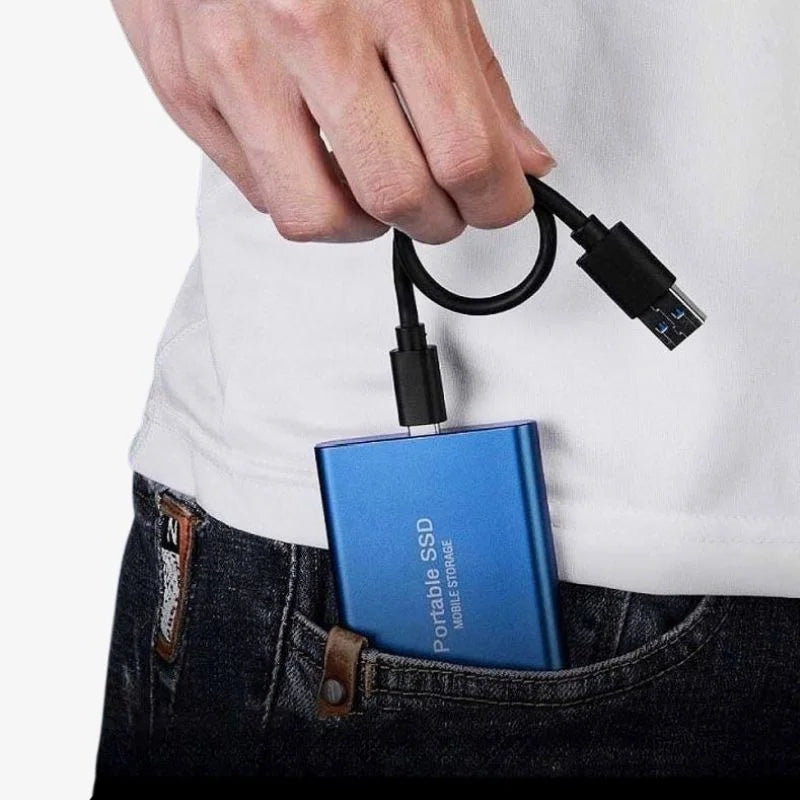 Externe SSD 128GB USB 3.1 Draagbare Harde Schijf voor Snelle Gegevensoverdracht Plug-and-Play Compatibel met Windows Mac Linux | Sulvida