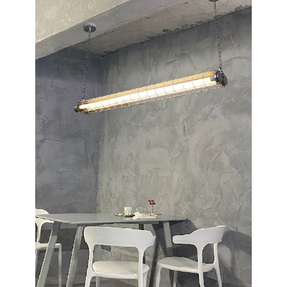 Scandinavische Hanglamp Langwerpig Glas Metaal LED Verlichting Eettafel Keuken Eetkamer Zwart Groen Brons Design | Sulvida