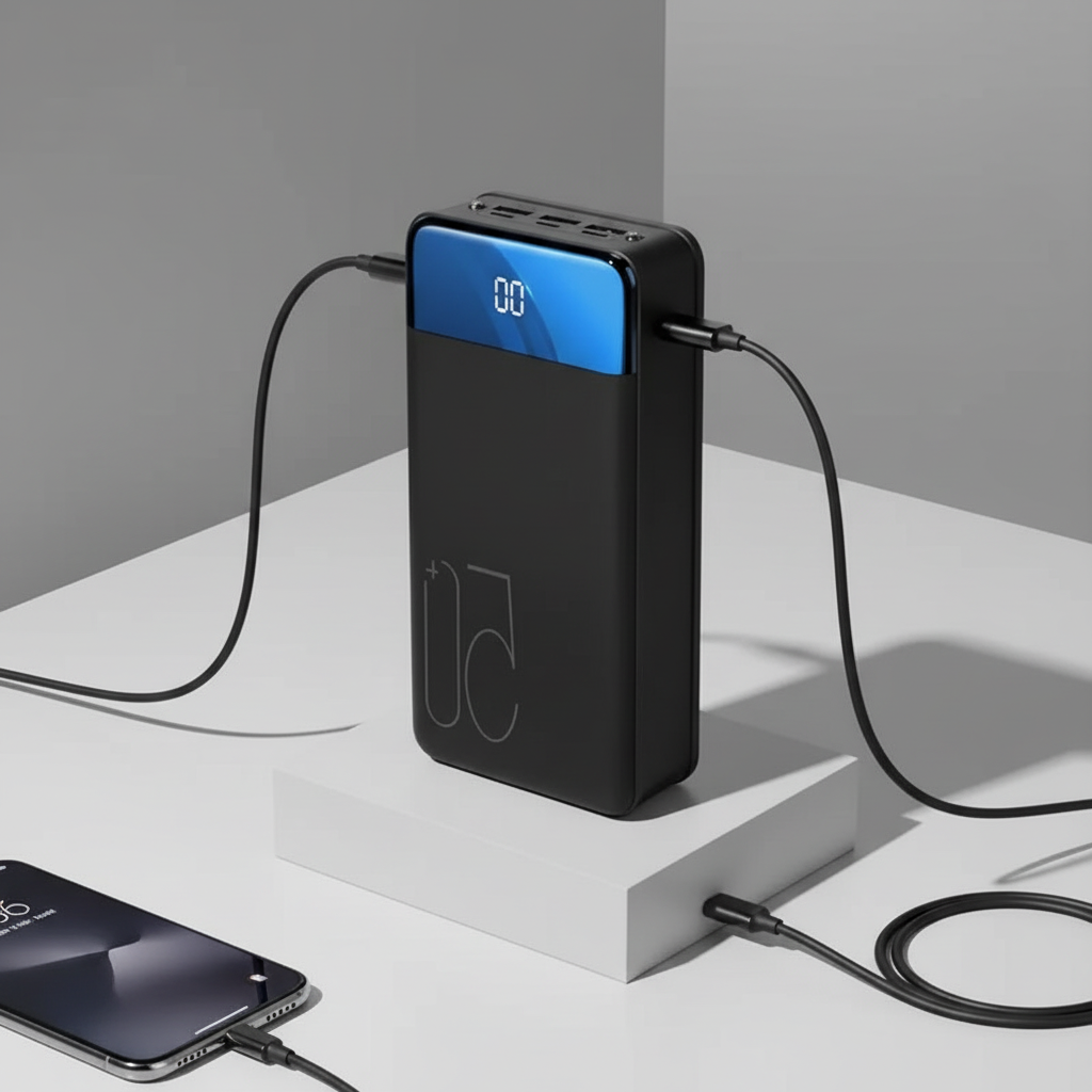 Universele Multi-Output Powerbank 50.000 mAh – Snelladen Veilig Compact voor Laptop Tablet Smartphone Onderweg | Sulvida