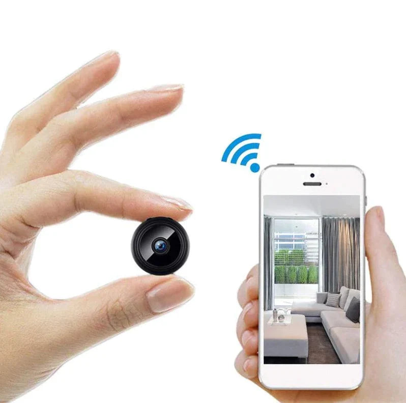 Draadloze Beveiligingscamera 1080P Full HD met Nachtzicht WiFi Bewaking en Bewegingsdetectie 150° Kijkhoek | Sulvida
