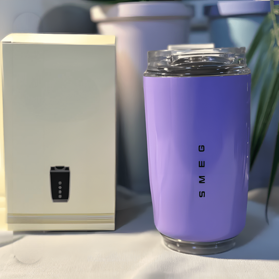 RVS thermosfles 320ml warm 8u koud 12u crème lekvrij draagbaar dubbelwandig geïsoleerd voor onderweg | Sulvida