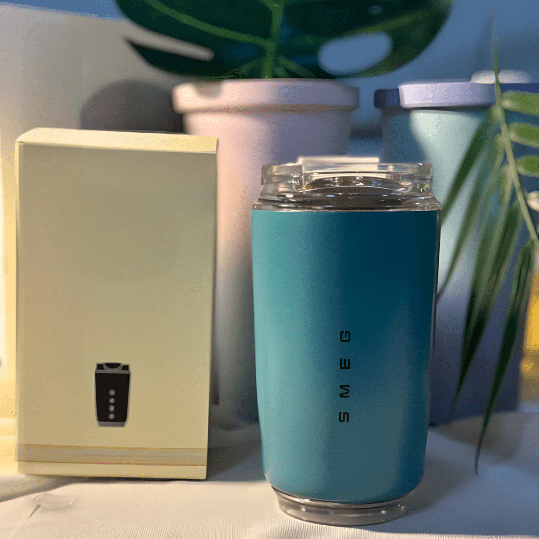 RVS thermosfles 320ml warm 8u koud 12u crème lekvrij draagbaar dubbelwandig geïsoleerd voor onderweg | Sulvida
