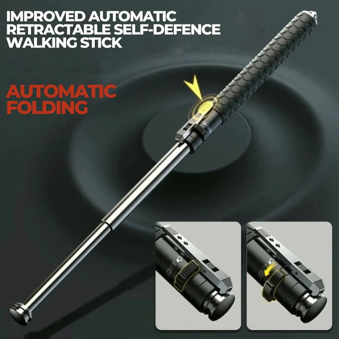 Compacte Wandelstok met Anti-slip Grip Aluminium Opvouwbaar Trekking Outdoor Stabiel Lichtgewicht Verstelbaar | Sulvida