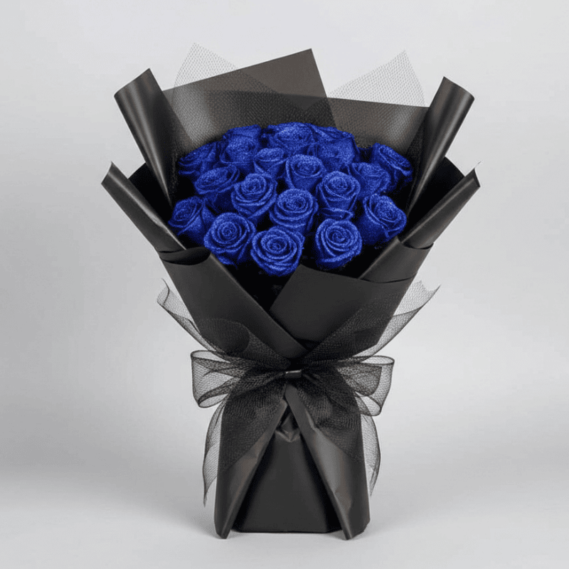 Rose stabilisée dans de l’acrylique pour une décoration romantique, fleur élégante, beauté éternelle, exclusive | Sulvida