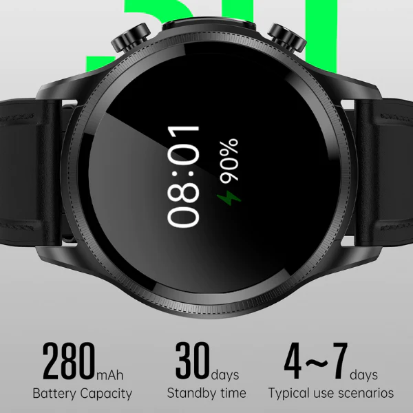 Smartwatch met Gezondheidsmeting Hartslag Bloedwaarden 24/7 Monitoring Waterbestendig Sporthorloge Fitness | Sulvida