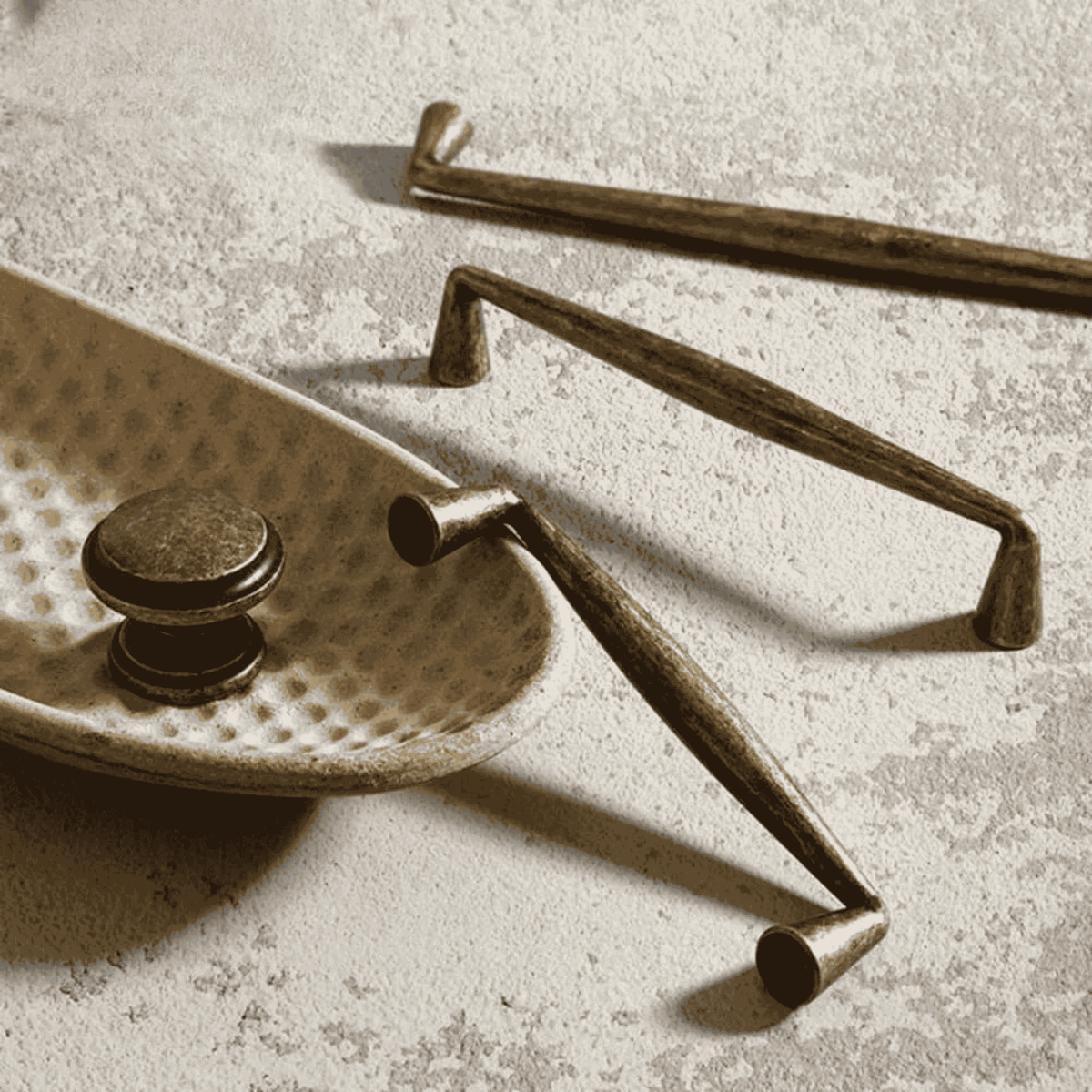 Meubelgreep Antiek Brons – Vintage Kastgreep Zinklegering voor Kasten en Laden – Design Meubelbeslag | Sulvida