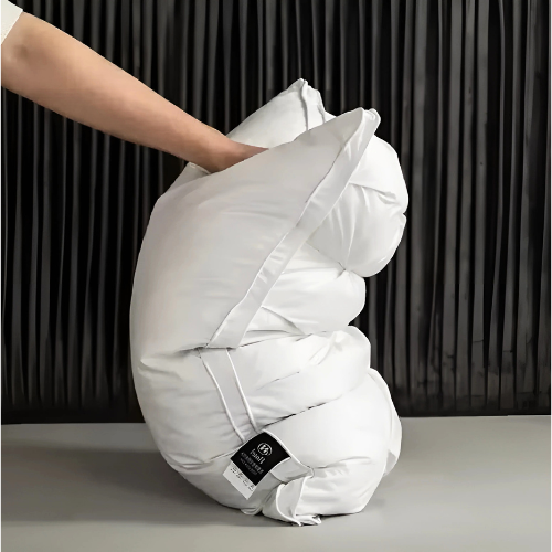 Ganzendons Slaapkussen Premium Comfort Nek Ondersteuning Zacht Ademend Hypoallergeen Vulling Rugslapers | Sulvida