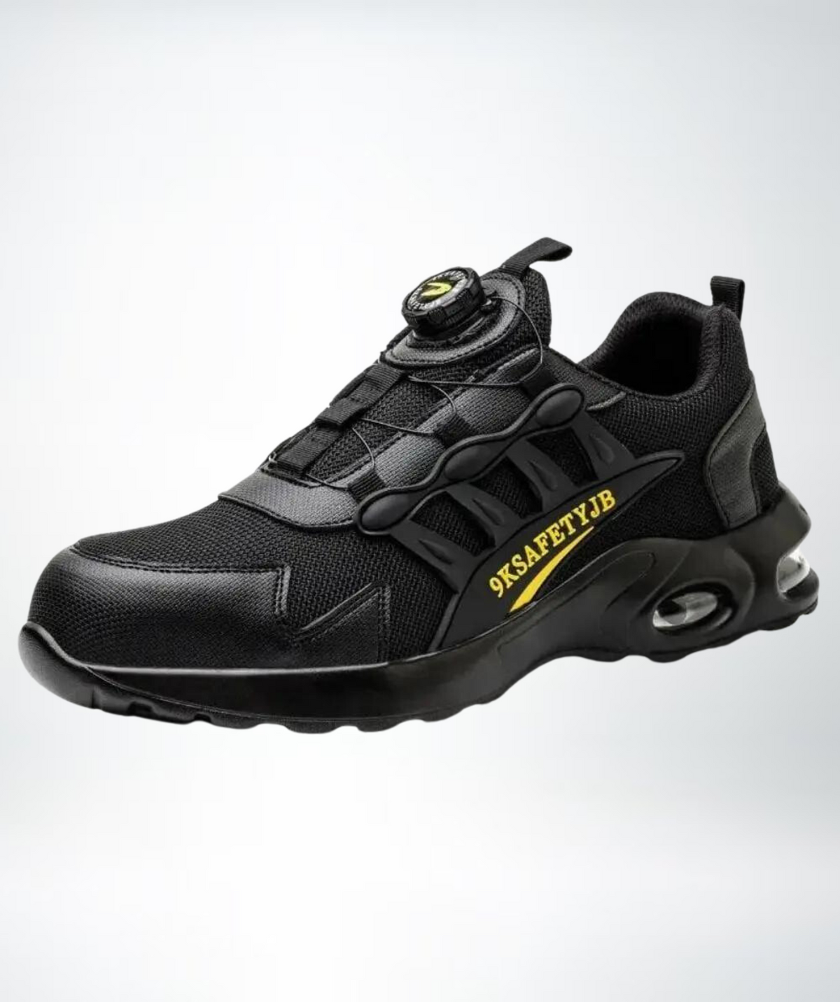 Veiligheidsschoenen voor Heren met Stalen Neus BOA Systeem Lichtgewicht Werkschoenen Antislip Beschermend | Sulvida