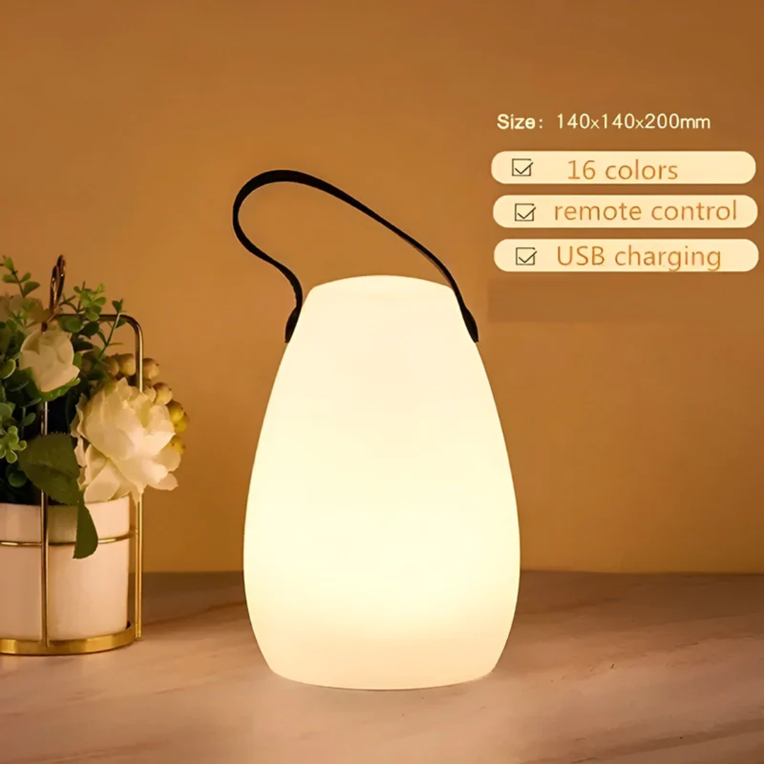 Draadloze Oplaadbare Waterdichte Tafellamp met Dimfunctie 3 Lichtstanden | Sulvida