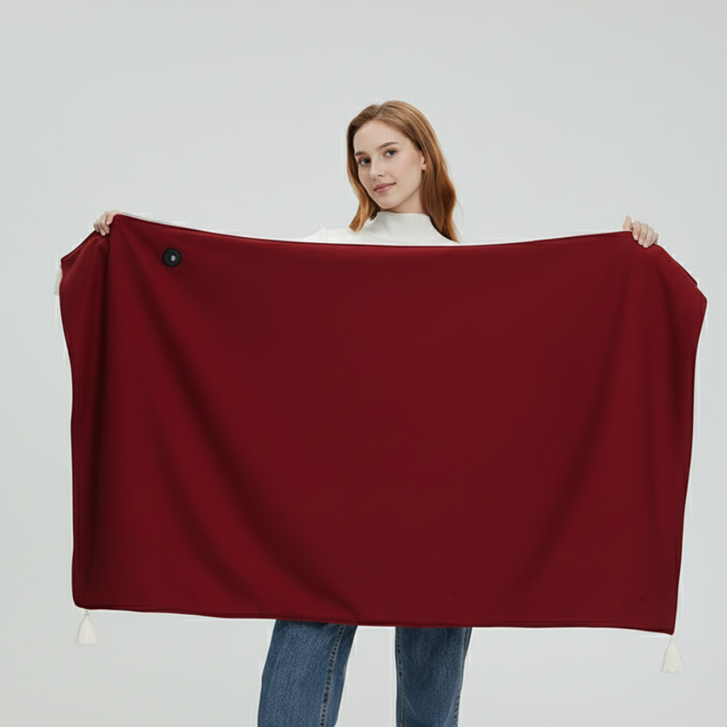 USB Verwarmingsdeken Instelbare Warmte Zachte Dubbelzijdige Fleece 140x80cm Elektrisch Verwarmde Omslagdeken Thuiswerken | Sulvida