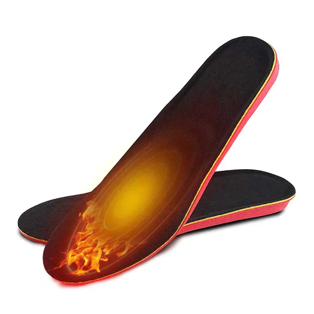 Verwarmde Inlegzolen Oplaadbaar 10 uur Warmte 3 Standen Winterschoenen Thermozolen Unisex Voetverwarming | Sulvida