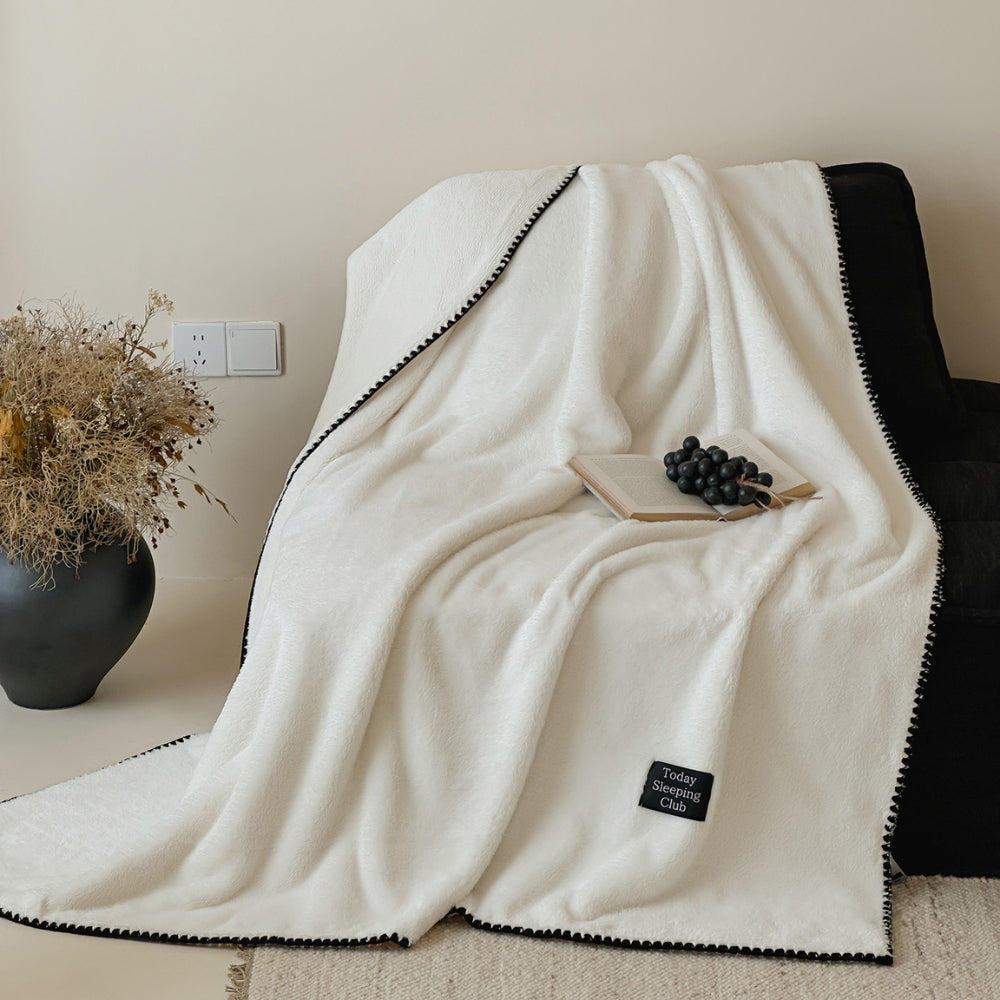 Bouclé Winterdeken Microvezel 320g – Zacht Fleece Plaid voor Bed Bank Herfst Winter Slaapkamer Woonkamer | Sulvida