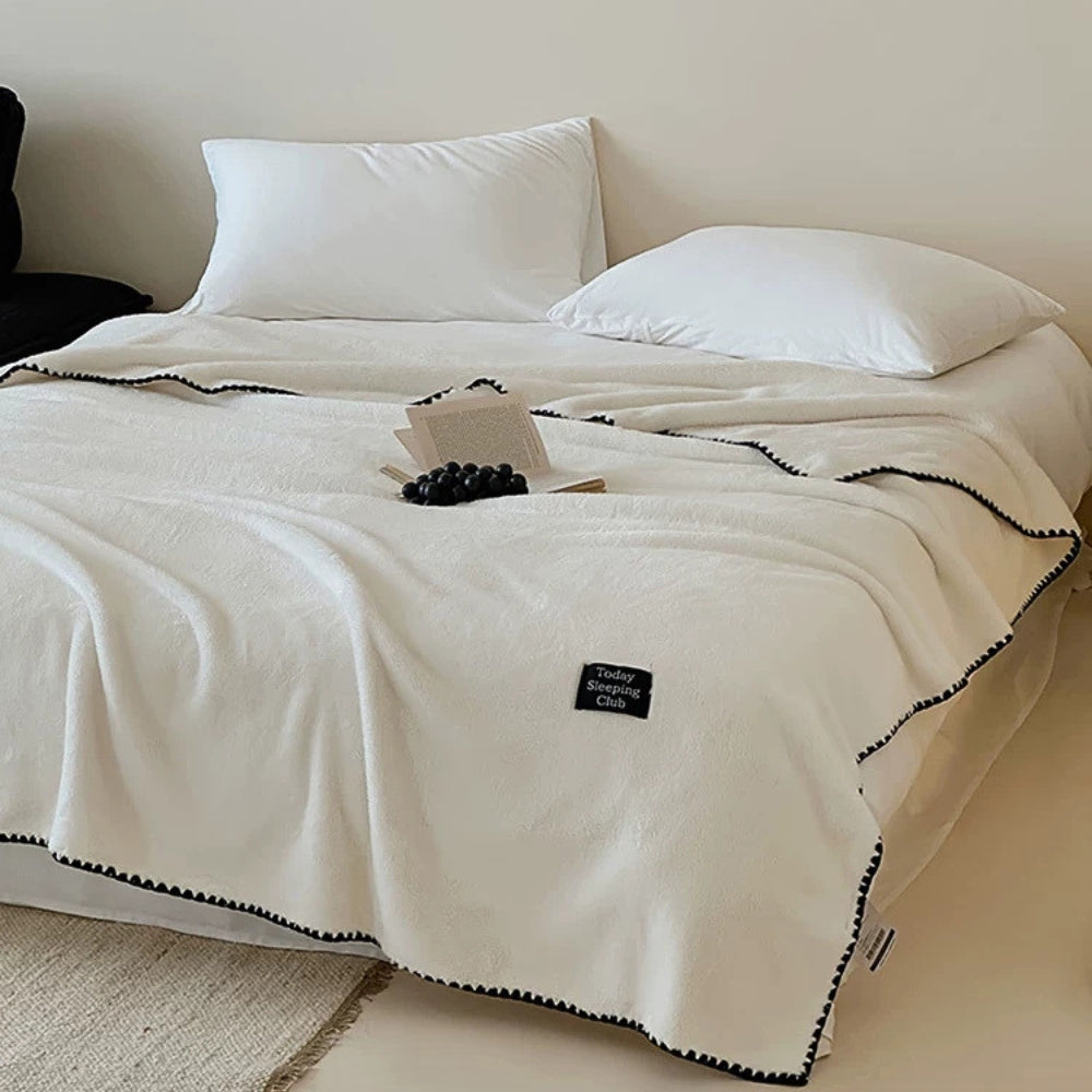 Bouclé Winterdeken Microvezel 320g – Zacht Fleece Plaid voor Bed Bank Herfst Winter Slaapkamer Woonkamer | Sulvida