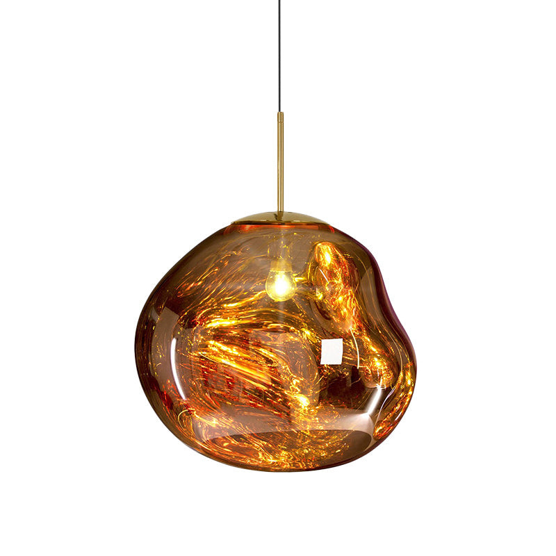 Glazen Hanglamp Metaal Eetkamer Verlichting Modern Design Woonkamer Plafondlamp Drie Kleuren Dimbaar Sfeerverlichting | Sulvida