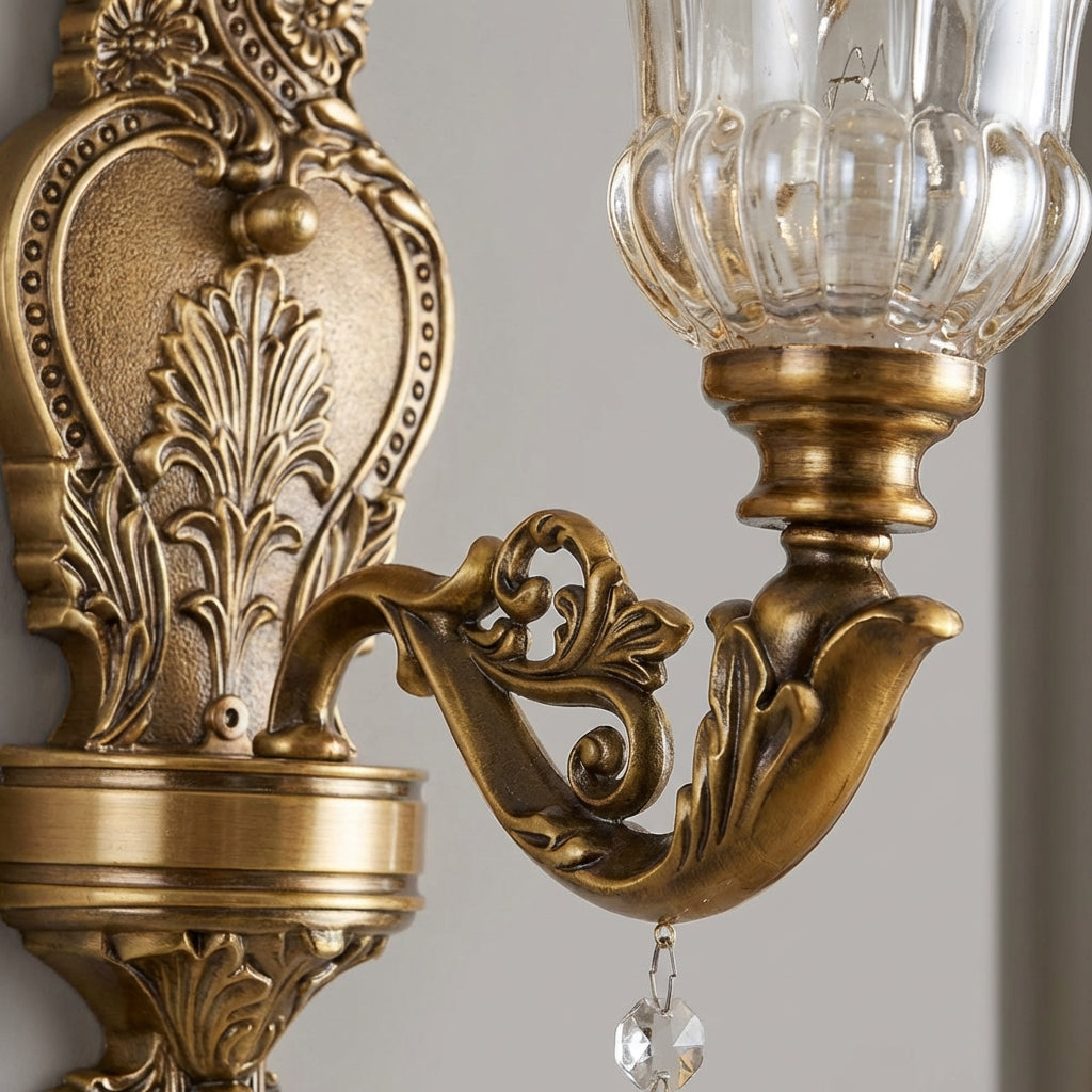 Vintage Wandlamp met Verstelbaar Licht – Gouden Afwerking met LED Verlichting voor Hal Slaapkamer Keuken | Sulvida