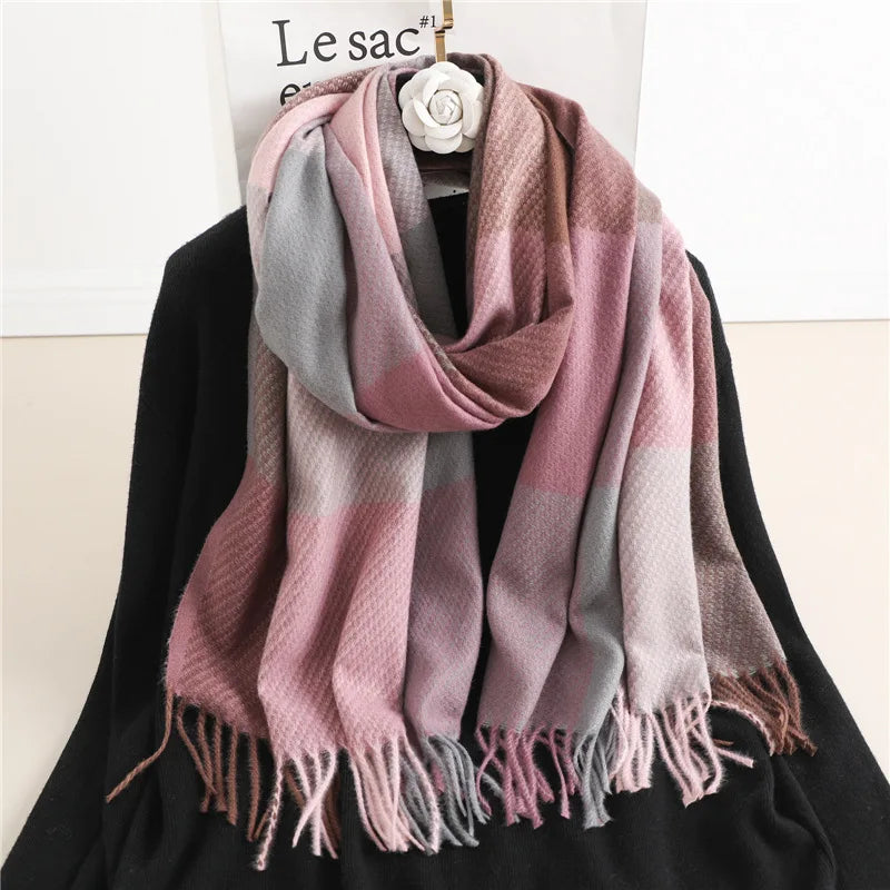 Geruite Sjaal 200×65cm Kasjmier Luxe Wintersjaal 10 Dessin Klassiek Tijdloze Winteraccessoire Warm Stijlvol | Sulvida