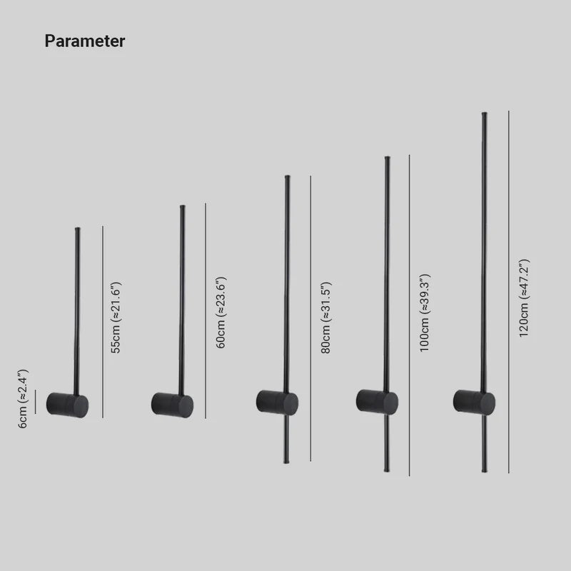 LED Wandlamp Minimalistische Leeslamp Metaal Zwart Goud Slaapkamer Woonkamer Modern Design Sfeerverlichting | Sulvida