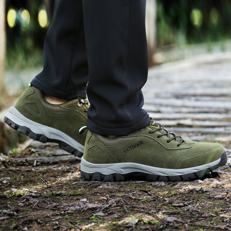 Orthopedische Outdoor- & Wandelschoenen voor Heren Maat 39-49 Ademend Steungevend | Sulvida