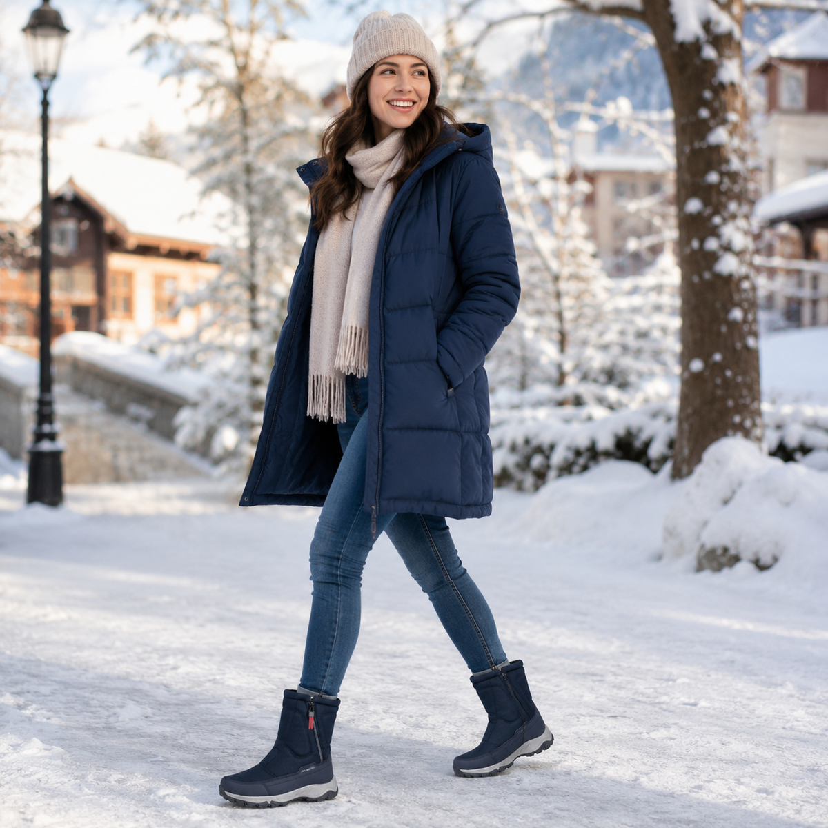 Waterdichte Geïsoleerde Winterlaarzen Warme Sneeuwlaarzen voor Herfst Winter Outdoor Wandelen en Trekking | Sulvida