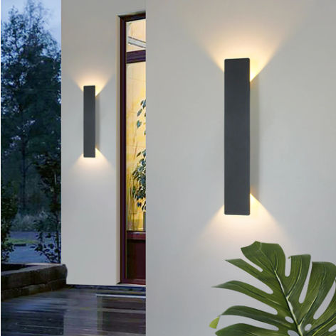 Waterdichte LED Wandlamp Aluminium Buitenverlichting Tuinlamp Up Down Lichteffect Buitenmuur Gevel Modern Design | Sulvida