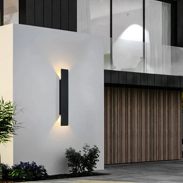 Waterdichte LED Wandlamp Aluminium Buitenverlichting Tuinlamp Up Down Lichteffect Buitenmuur Gevel Modern Design | Sulvida