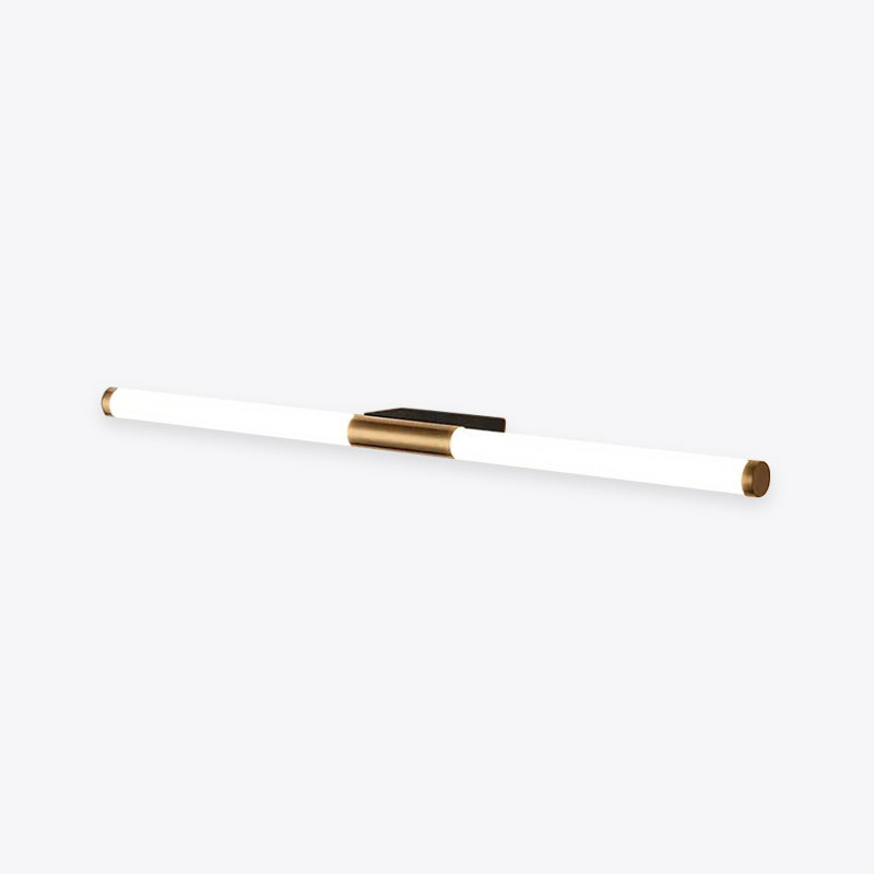 Minimalistische Lineaire Wandlamp Goud 49-69cm LED Waterdicht Badkamerspiegel Verlichting Modern Design | Sulvida