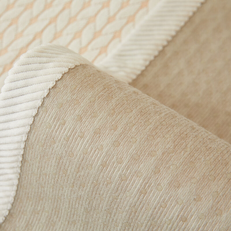 Chenille bankhoes met korenaar-patroon krasbestendig antislip stretch 70-210 cm voor optimale bescherming | Sulvida